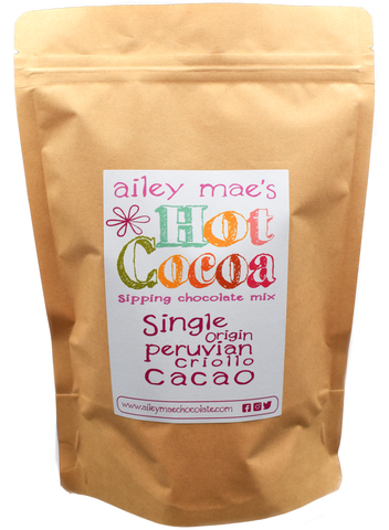 Single Origin Peruvian Criollo Cacao Sipping Chocolate